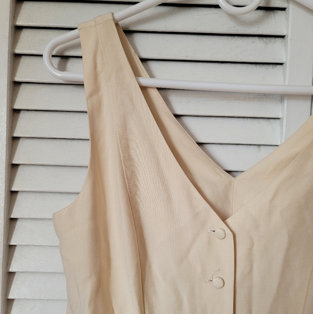 1990s Vintage Sleeveless Dress, Size 4 - Picture 4 of 9